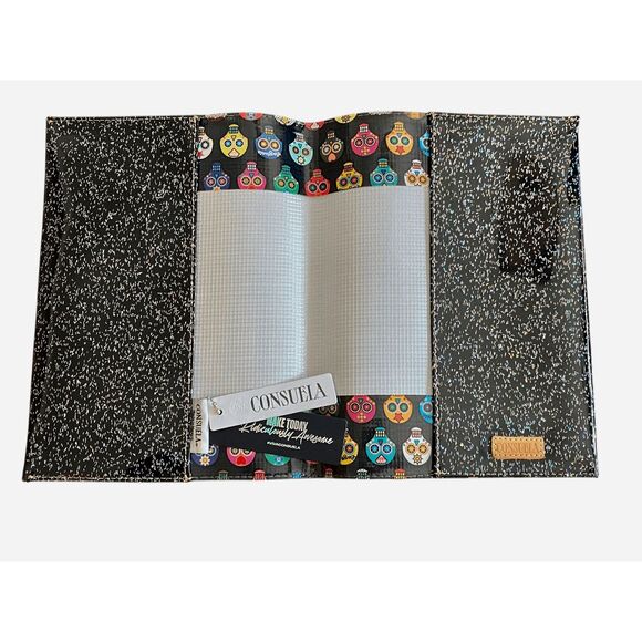NWT Consuela Sugar Skull Notebook Cover Composition Retired HTF - Picture 3 of 5